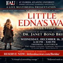 LITTLE EDNA'S WAR Multimedia Presentation to Come to FAU