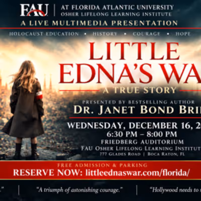 LITTLE EDNA'S WAR Multimedia Presentation to Come to FAU