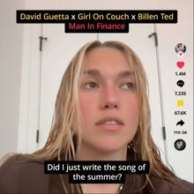David Guetta Releases His New Version of Girl on Couch and Billen Ted's 'Man in Finan