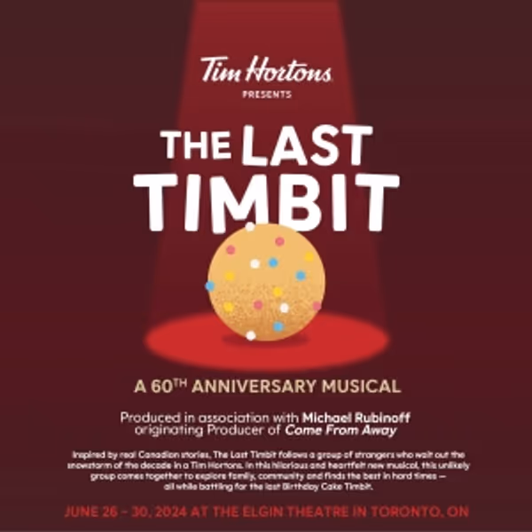 Review: THE LAST TIMBIT at Elgin Theatre Photo
