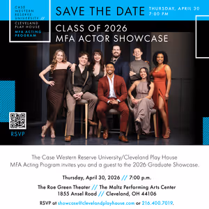 Case Western Reserve University/Cleveland Play House Acting Program to Present…