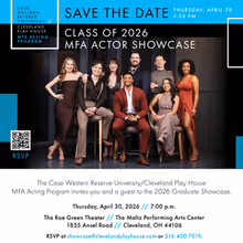 Case Western Reserve University/Cleveland Play House Acting Program to Present Gradua