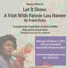New Stage Presents LET IT SHINE: A VISIT WITH FANNIE LOU HAMER