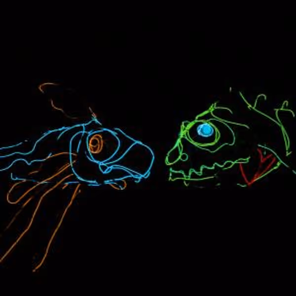 DINO-LIGHT: A Glow-in-the-Dark Adventure to Play Queens Theatre Photo