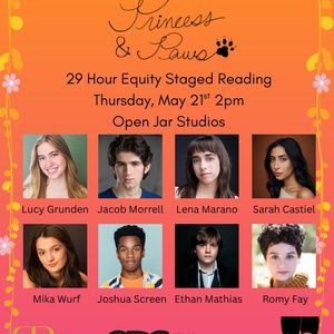 PRINCESS AND PAWS To Have 29-Hour Reading At Open Jar Studios