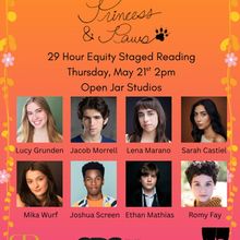 PRINCESS AND PAWS To Have 29-Hour Reading At Open Jar Studios