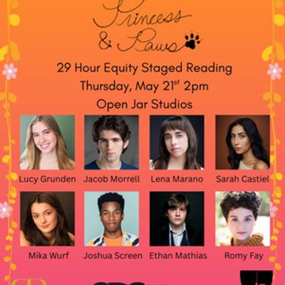 PRINCESS AND PAWS To Have 29-Hour Reading At Open Jar Studios