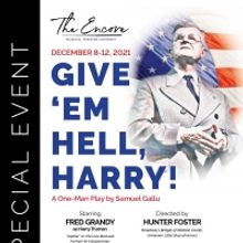 Fred Grandy to Star in GIVE 'EM HELL, HARRY! Directed by Hunter Foster