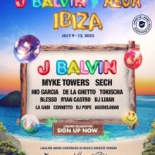 J Balvin Announces NEON Ibiza Experience With Myke Towers, Sech, Nio Garcia And More