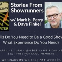 L.A. Writers Center Announces Webinars BY Writers FOR Writers