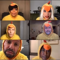 VIDEO: Jason Alexander, Yvette Nicole Brown, Patina Miller and More Don Chicken…