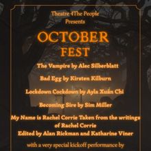 Theatre 4 the People to Present October Festival at IRT Theater