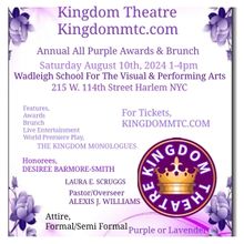 Kingdom Theatre to Present 3rd Annual All Purple Awards and Brunch