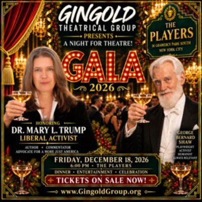 Gingold Theatrical Group to Honor Dr. Mary L. Trump at Holiday Gala
