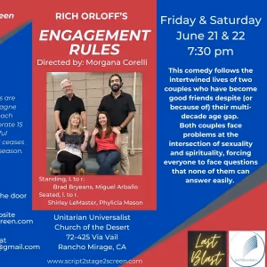 Previews: ENGAGEMENT RULES at Script 2 Stage 2 Screen