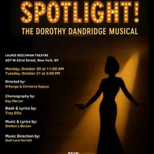 SPOTLIGHT! THE DOROTHY DANDRIDGE MUSICAL Will Have a Staged Reading at the Laurie Bee