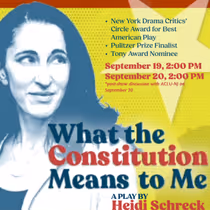 Special: What the Constitution Means to Me at Pioneer Productions Company/Morris Museum in Morristown