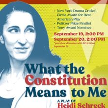 Special: What the Constitution Means to Me at Pioneer Productions Company/Morris Muse
