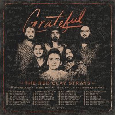 THE RED CLAY STRAYS to Launch 2027 Leg of Grateful Tour