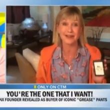 VIDEO: Spanx Founder Revealed as Buyer of Olivia Newton-John's Black Satin Pants from