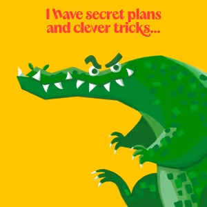 Full Cast Set for THE ENORMOUS CROCODILE THE MUSICAL at Windsor Theatre Royal