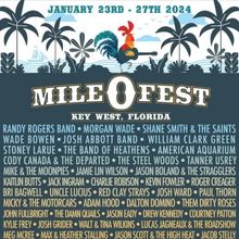 Mile 0 Fest Key West Shares 2024 Artist Lineup