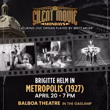 Interview: Brett Miller scores METROPOLIS for Balboa Theatre's SILENT MOVIE MONDAYS