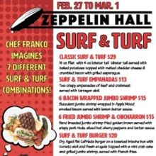 ZEPPELIN HALL in Jersey City Hosts Surf & Turf Fest 2/27 to 3/8