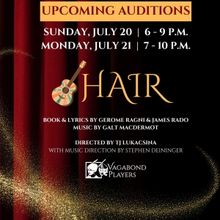 Vagabond Players to Hold Auditions for HAIR in July
