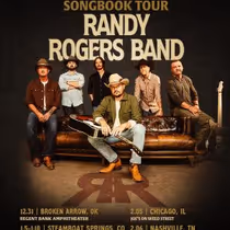Randy Rogers Band to Launch SONGBOOK Tour Dec 31, 2026