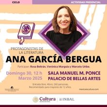 Ana García Bergua Paraticipará En El Ciclo Protagonistas De La Literatura