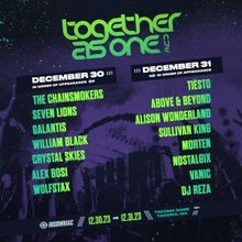 The Chainsmokers, Tiësto & More to Headline Together As One