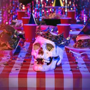Cast Set for FAT HAM at Goodman Theatre