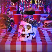 Cast Set for FAT HAM at Goodman Theatre