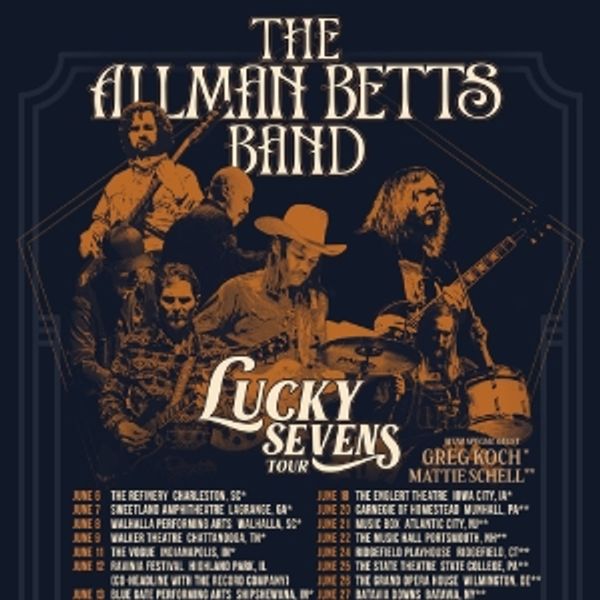 The Allman Betts Band Celebrate 7 Years with 'Lucky Sevens Tour' Photo