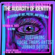 THE AUDACITY OF IDENTITY: ART AND POETRY BY JORDAN BEUTEL Featured at Creative Libert
