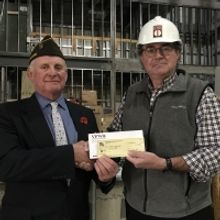 VFW Jaffrey Memorial Post Sponsored An Auditorium Seat at Jaffrey's Park Theatre