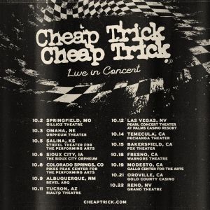 Cheap Trick Announces Fall Tour Dates