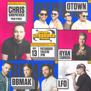 POP 2000 TOUR Featuring NSYNC's Chris Kirkpatrick and More is Coming to Patchogue…