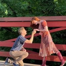 CAT ON A HOT TIN ROOF Actor Tony Roach Proposes to Girlfriend in New Hope, PA
