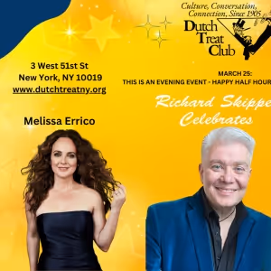 Richard Skipper to Celebrate Melissa Errico And Julie Halston At The Dutch Treat Club