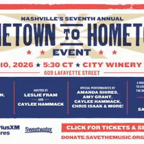 Save The Music to Host 7th Annual Hometown to Hometown Fundraiser