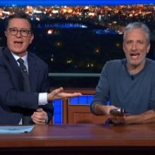 VIDEO: Jon Stewart Debuts the IRRESISTIBLE Trailer on THE LATE SHOW WITH STEPHEN…