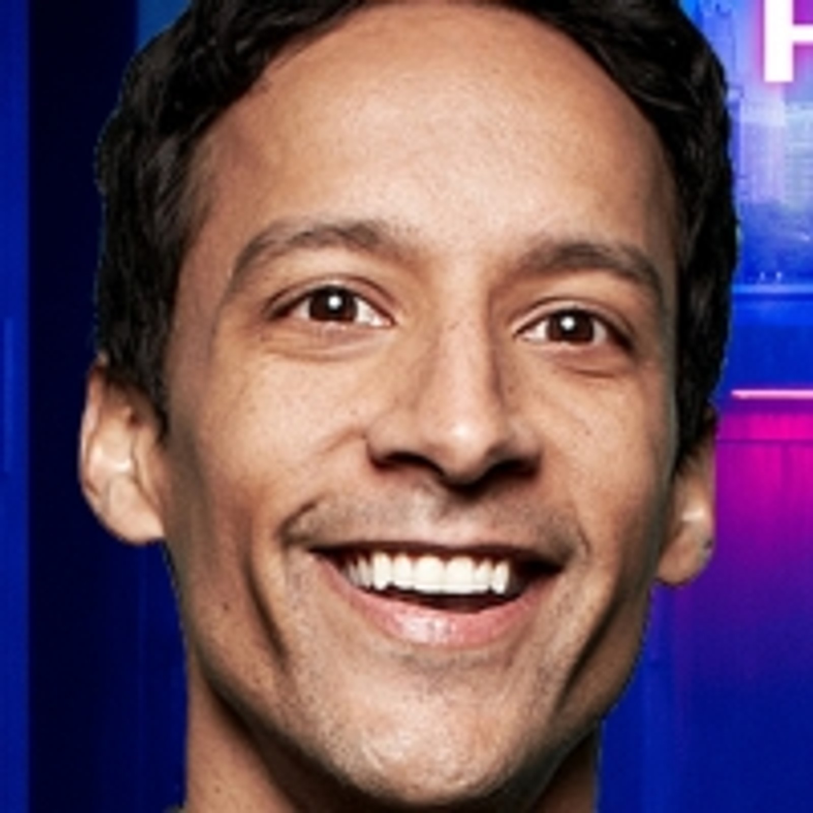 Danny Pudi Running With Support