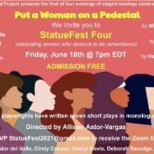PUT A WOMAN ON A PEDESTAL Announces Final Evening Of Plays