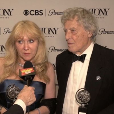 Video: Tom Stoppard and Sonia Friedman Celebrate Tony Win for 'Best Play'