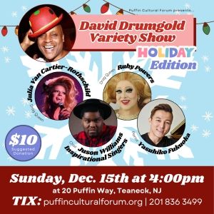 The David Drumgold Variety Show To Return To Teaneck's Puffin Cultural Forum