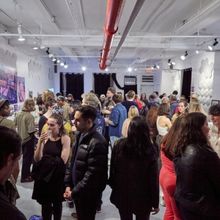 The Village Presents ARTWORKS-IN-PROGRESS Event Salon X At Ideal Glass Studios