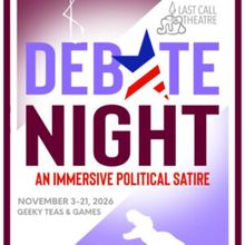 Tickets Now on Sale for DEBATE NIGHT at Last Call Theatre in Burbank