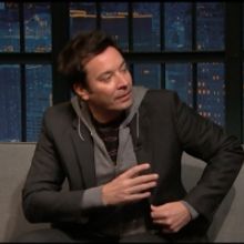 VIDEO: Watch Jimmy Fallon Interviewed on LATE NIGHT WITH SETH MEYERS